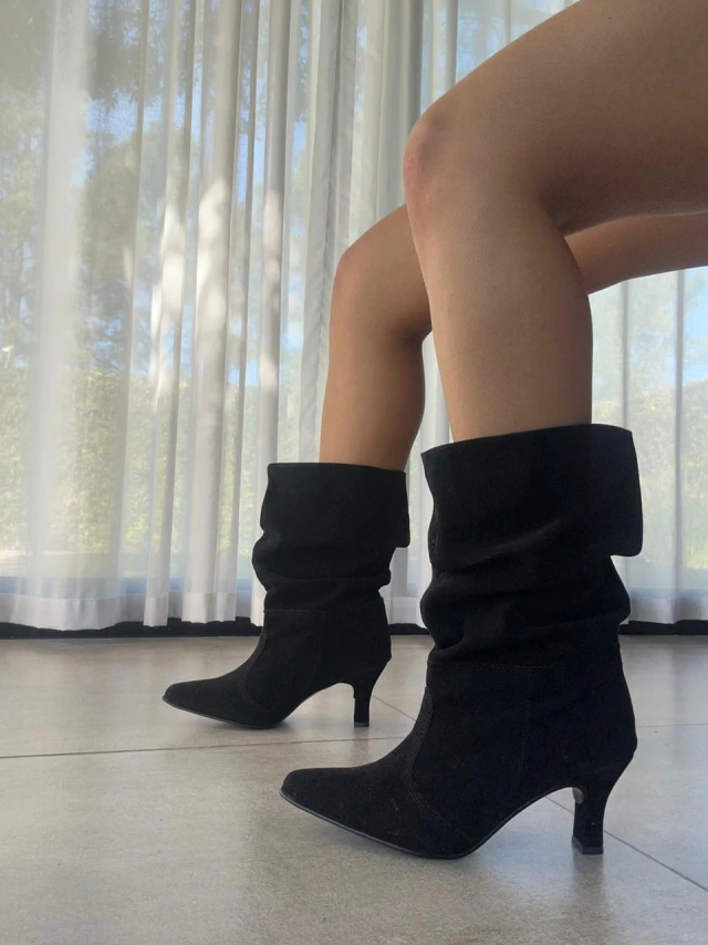 Bota Loly de gamuza